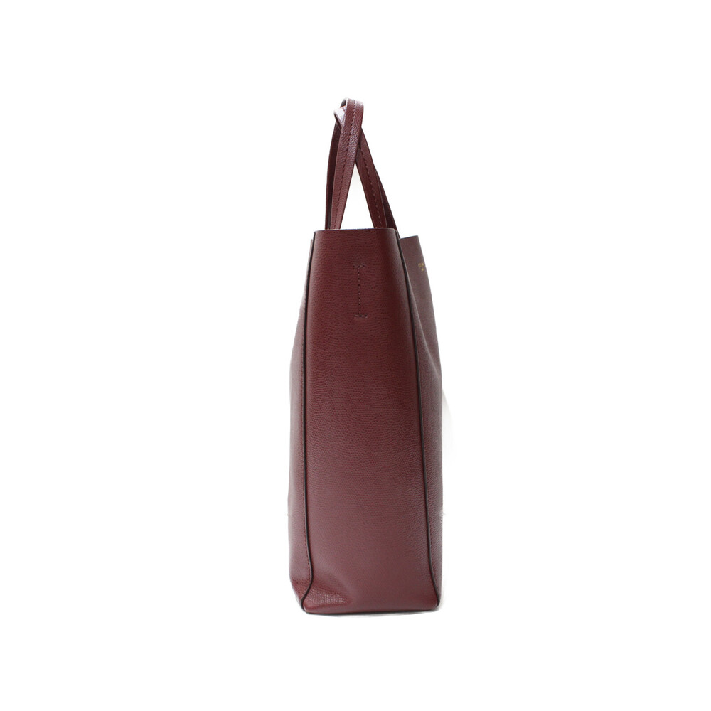 Celine Vertical Cabas Tote Bag Shoulder Wine Red Bordeaux Purple - Picture 2 of 7